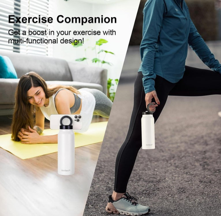 Termo Acero Inoxidable con Soporte para Celular — HydroFit